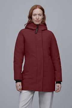 Chamarras Canada Goose Mujer México - Victoria Abrigos Rojos VK1624083